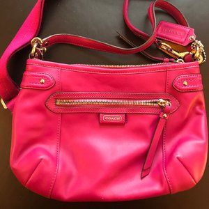 Coach hot pink bag